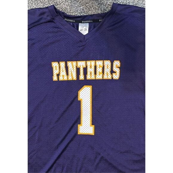 Unisex Northern Iowa UNI Panthers #1 Football Jersey Russell Size 2XL XXL - Picture 3 of 7